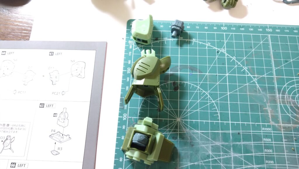 スコープドッグをウォッシングやチッピングで汚して完成させます。①ウェーブ（WAVE）の1/24スケール スコープドッグ レッドショルダーカスタムをイメージ通りに仕上げます。（装甲騎兵ボトムズ）の画像