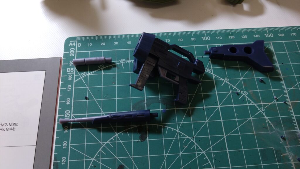 スコープドッグをウォッシングやチッピングで汚して完成させます。①ウェーブ（WAVE）の1/24スケール スコープドッグ レッドショルダーカスタムをイメージ通りに仕上げます。（装甲騎兵ボトムズ）の画像