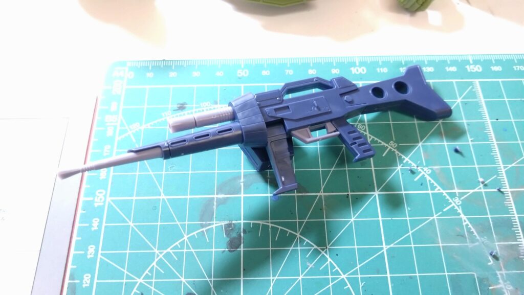 スコープドッグをウォッシングやチッピングで汚して完成させます。①ウェーブ（WAVE）の1/24スケール スコープドッグ レッドショルダーカスタムをイメージ通りに仕上げます。（装甲騎兵ボトムズ）の画像