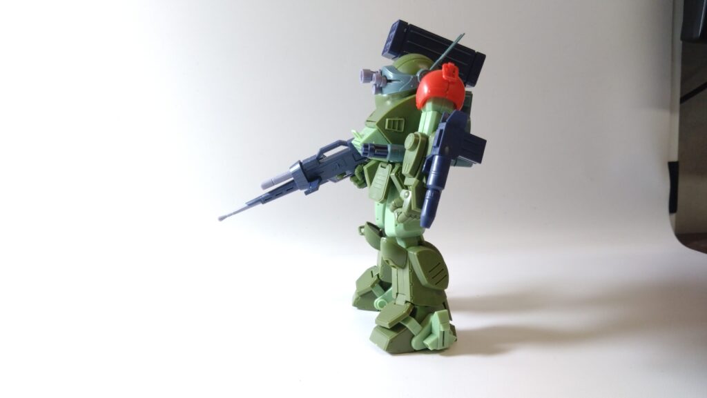 スコープドッグをウォッシングやチッピングで汚して完成させます。①ウェーブ（WAVE）の1/24スケール スコープドッグ レッドショルダーカスタムをイメージ通りに仕上げます。（装甲騎兵ボトムズ）の画像