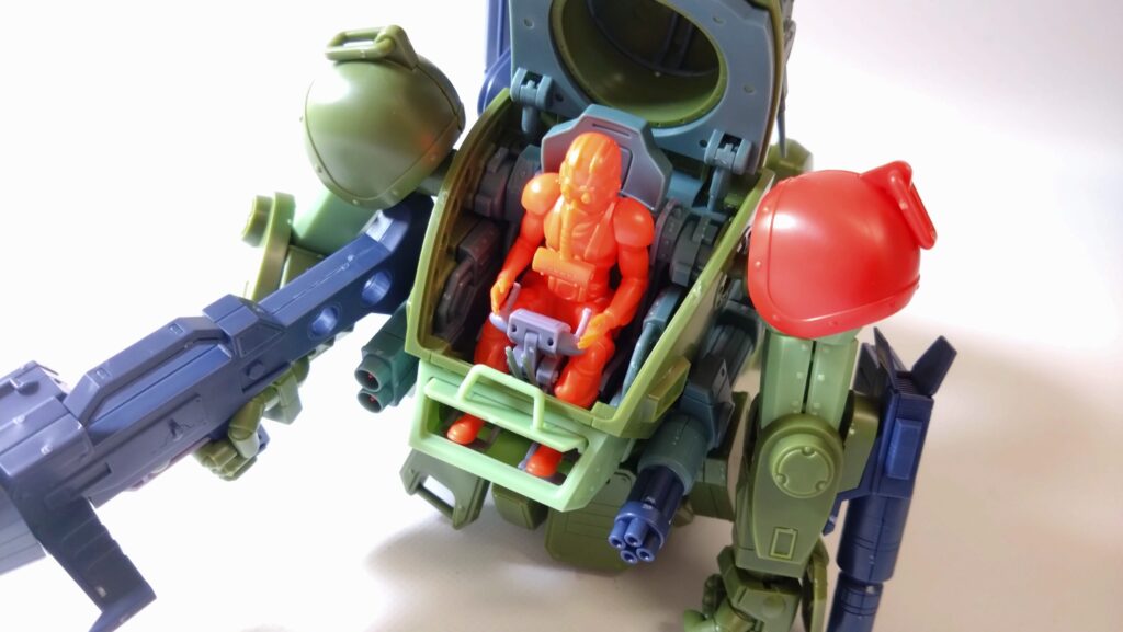 スコープドッグをウォッシングやチッピングで汚して完成させます。①ウェーブ（WAVE）の1/24スケール スコープドッグ レッドショルダーカスタムをイメージ通りに仕上げます。（装甲騎兵ボトムズ）の画像