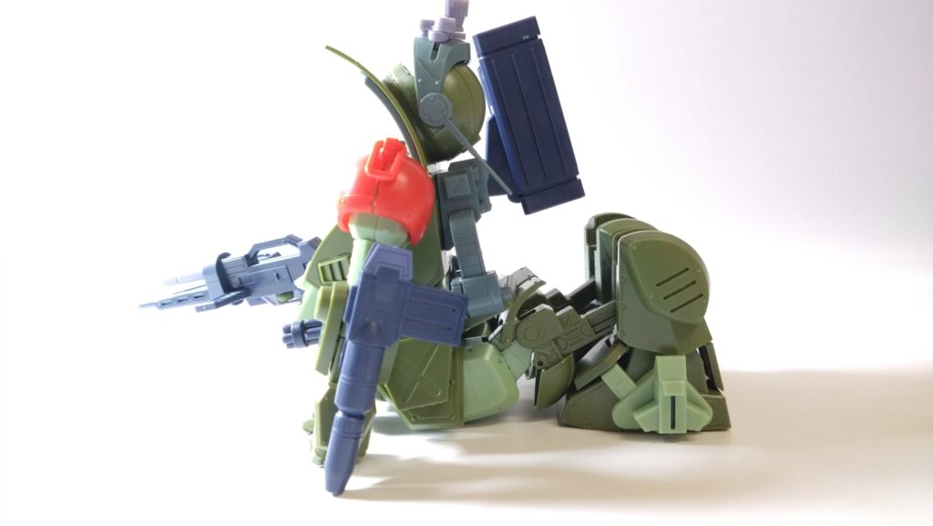 スコープドッグをウォッシングやチッピングで汚して完成させます。①ウェーブ（WAVE）の1/24スケール スコープドッグ レッドショルダーカスタムをイメージ通りに仕上げます。（装甲騎兵ボトムズ）の画像