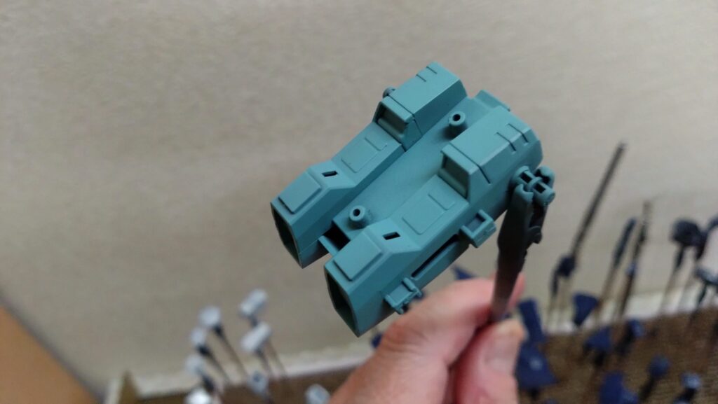 マックスファクトリー1/72 コンバットアーマー ダグラム Ver.GT （太陽の牙 ダグラム）を塗装作成します。③塗装していきますの画像