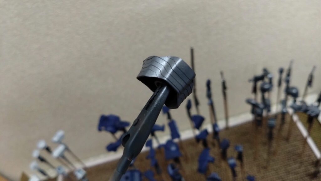 マックスファクトリー1/72 コンバットアーマー ダグラム Ver.GT （太陽の牙 ダグラム）を塗装作成します。③塗装していきますの画像