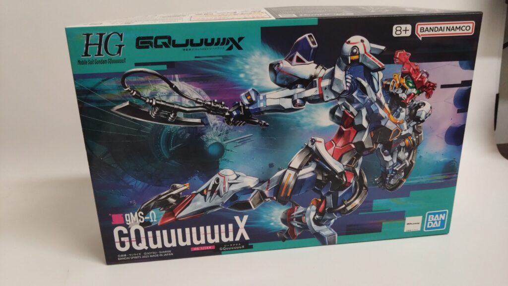 HG 1/144 GQuuuuuuX「機動戦士Gundam GQuuuuuuX（機動戦士ガンダム ジークアクス」を塗装作成します。①まずは、バンダイ（BANDAI）の2025年のHGガンプラを仮組してみますの画像