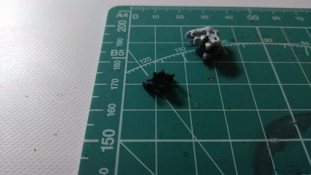 HG 1/144 GQuuuuuuX「機動戦士Gundam GQuuuuuuX（機動戦士ガンダム ジークアクス」を塗装作成します。①まずは、バンダイ（BANDAI）の2025年のHGガンプラを仮組してみますの画像