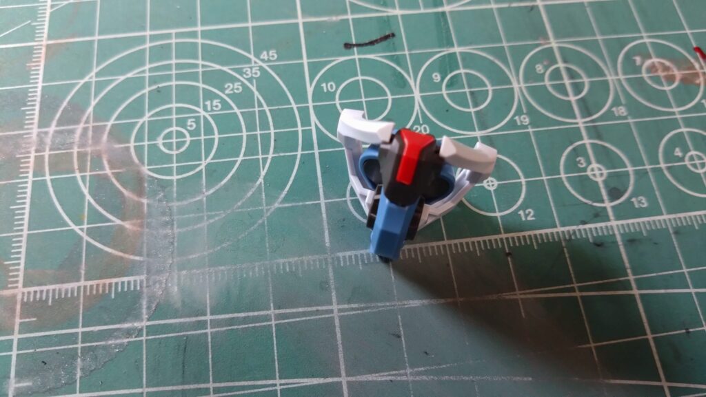 HG 1/144 GQuuuuuuX「機動戦士Gundam GQuuuuuuX（機動戦士ガンダム ジークアクス」を塗装作成します。①まずは、バンダイ（BANDAI）の2025年のHGガンプラを仮組してみますの画像