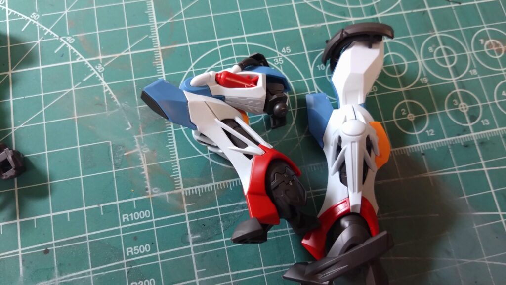 HG 1/144 GQuuuuuuX「機動戦士Gundam GQuuuuuuX（機動戦士ガンダム ジークアクス」を塗装作成します。①まずは、バンダイ（BANDAI）の2025年のHGガンプラを仮組してみますの画像