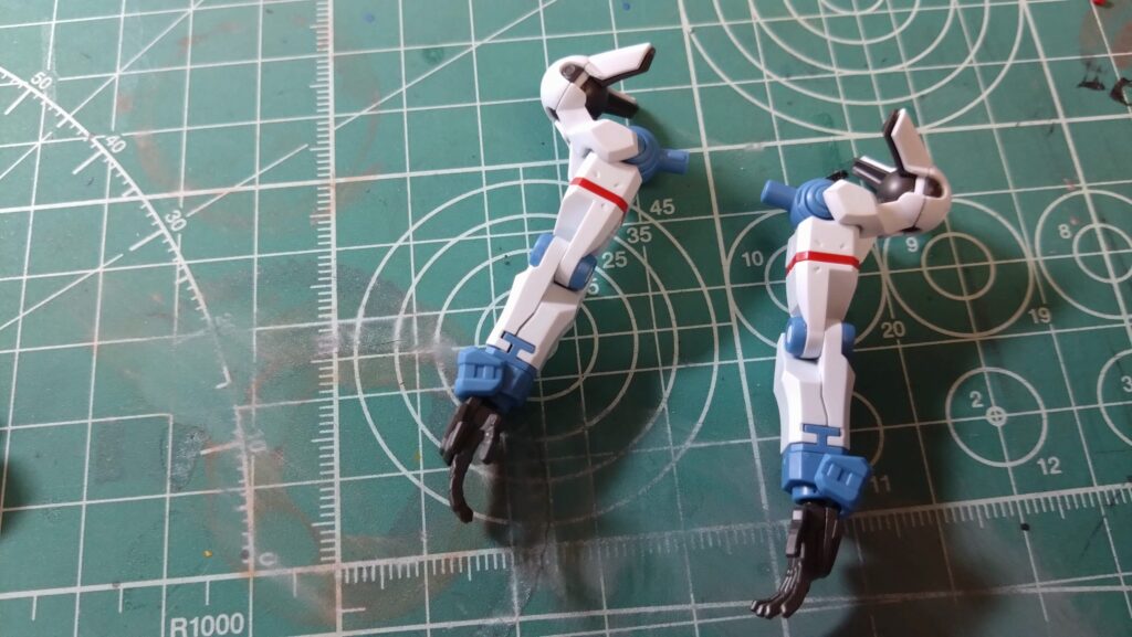 HG 1/144 GQuuuuuuX「機動戦士Gundam GQuuuuuuX（機動戦士ガンダム ジークアクス」を塗装作成します。①まずは、バンダイ（BANDAI）の2025年のHGガンプラを仮組してみますの画像