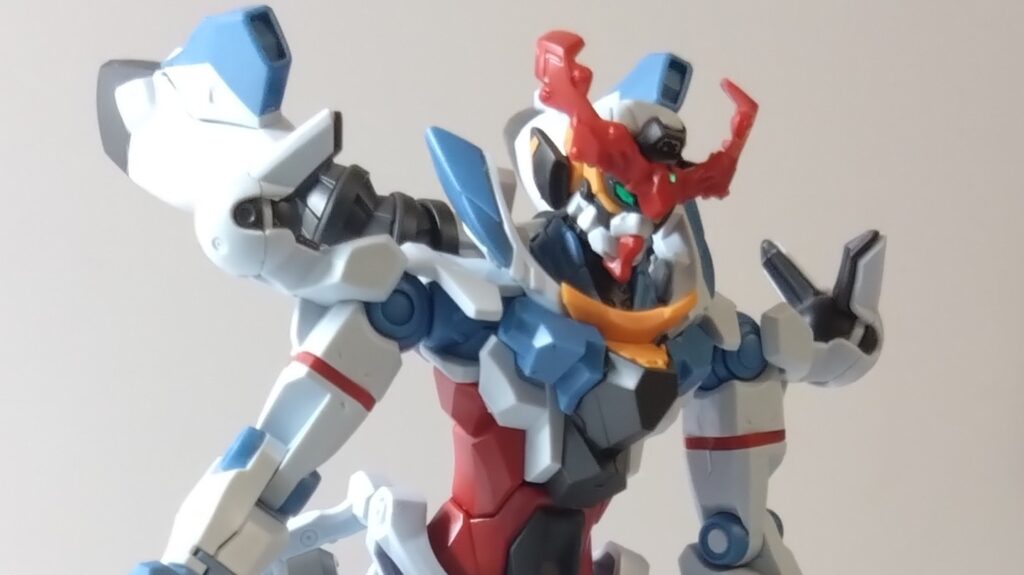 HG 1/144 GQuuuuuuX「機動戦士Gundam GQuuuuuuX(機動戦士ガンダム ジークアクス」を塗装作成します。③デカールを貼り付けてトップコートを行いますの画像
