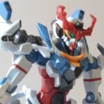 HG 1/144 GQuuuuuuX「機動戦士Gundam GQuuuuuuX（機動戦士ガンダム ジークアクス」を塗装作成します。③デカールを貼り付けてトップコートを行いますの画像