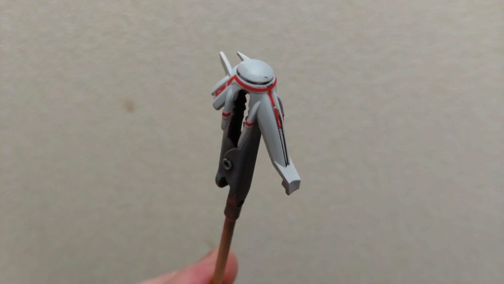 HG 1/144 GQuuuuuuX「機動戦士Gundam GQuuuuuuX（機動戦士ガンダム ジークアクス」を塗装作成します。③デカールを貼り付けてトップコートを行いますの画像