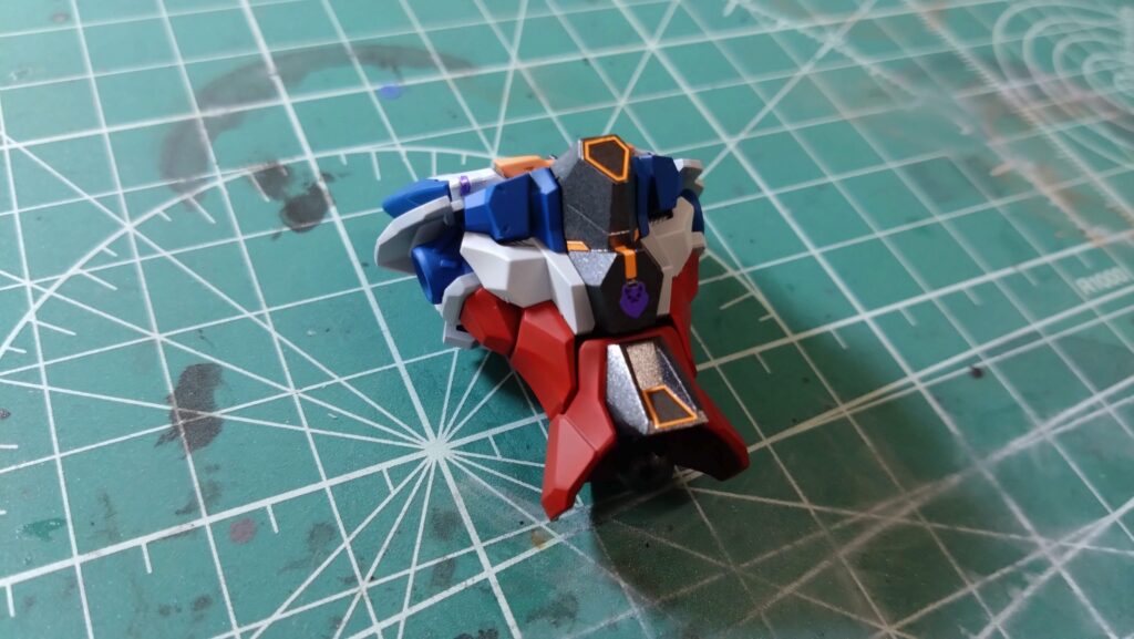 HG 1/144 GQuuuuuuX「機動戦士Gundam GQuuuuuuX（機動戦士ガンダム ジークアクス」を塗装作成します。④最終的な組み上げを行いますの画像