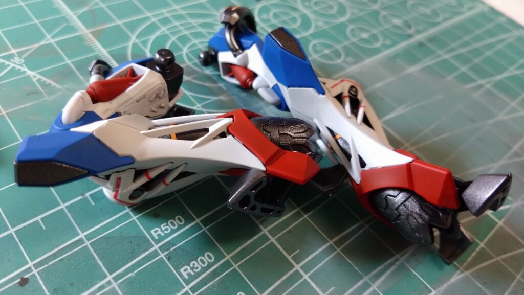 HG 1/144 GQuuuuuuX「機動戦士Gundam GQuuuuuuX（機動戦士ガンダム ジークアクス」を塗装作成します。④最終的な組み上げを行いますの画像