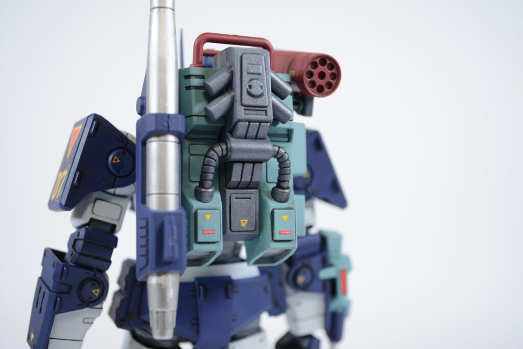 マックスファクトリー1/72 コンバットアーマー ダグラム Ver.GT (太陽の牙 ダグラム)を塗装作成します。⑥完成編ですの画像