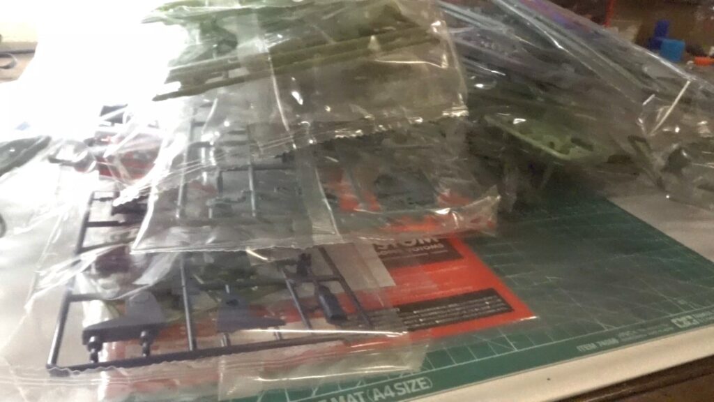 スコープドッグをウォッシングやチッピングで汚して完成させます。①ウェーブ（WAVE）の1/24スケール スコープドッグ レッドショルダーカスタムをイメージ通りに仕上げます。（装甲騎兵ボトムズ）の画像