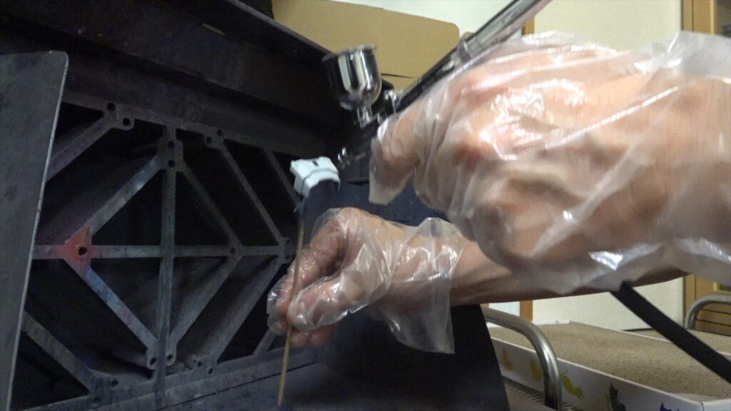 マックスファクトリー1/72 コンバットアーマー ダグラム Ver.GT （太陽の牙 ダグラム）を塗装作成します。③塗装していきますの画像