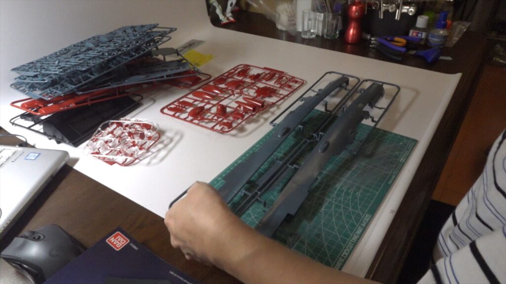 バンダイ（BANDAI）1/500 宇宙戦艦ヤマトを塗装してLED電飾作成する。その1プラン編の画像