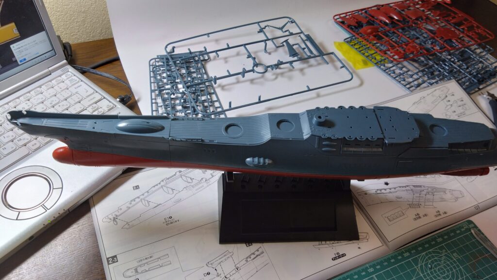 バンダイ（BANDAI）1/500 宇宙戦艦ヤマトを塗装してLED電飾作成する。その1プラン編の画像