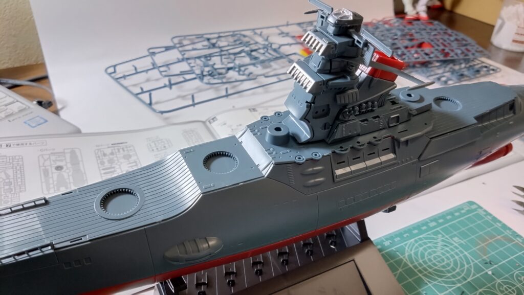 バンダイ(BANDAI)1/500 宇宙戦艦ヤマトを塗装して電飾作成する。その2艦橋配線プラン編の画像