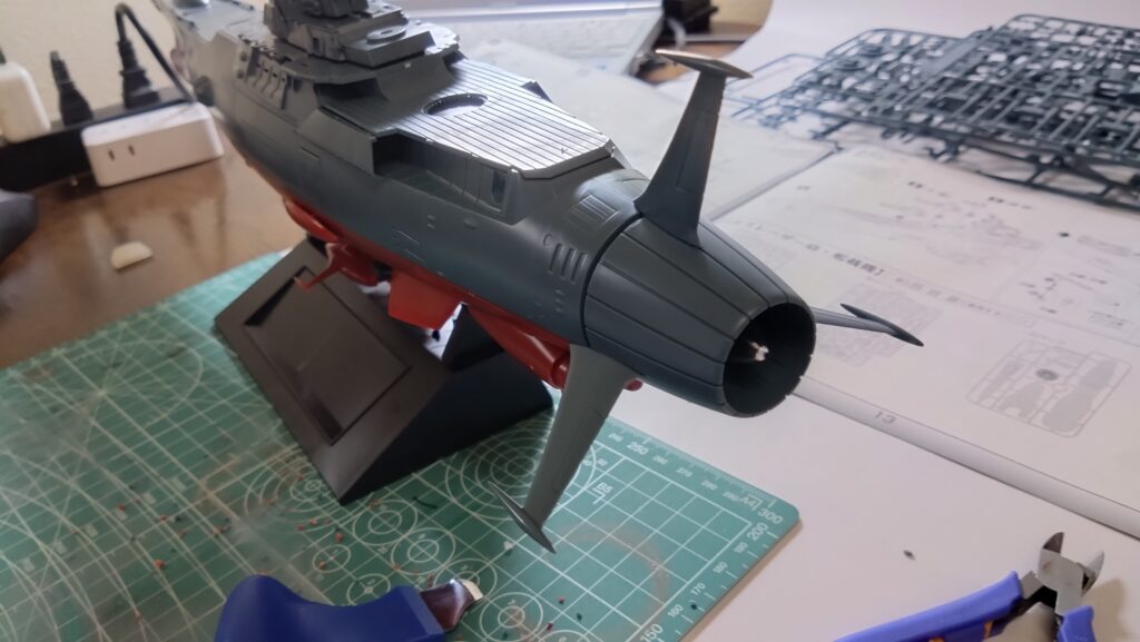 バンダイ(BANDAI)1/500 宇宙戦艦ヤマトを塗装して電飾作成する。その2艦橋配線プラン編の画像