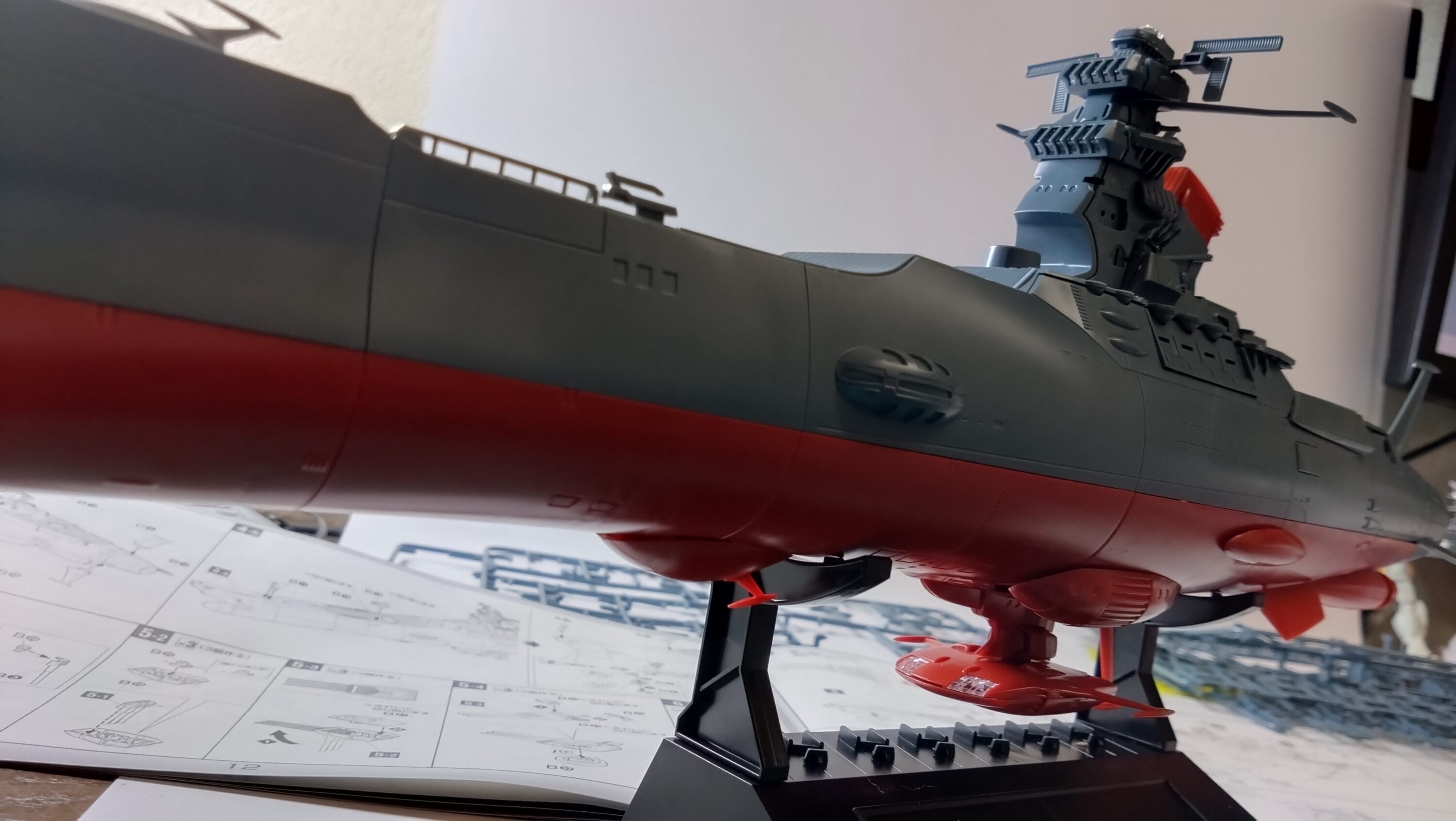 バンダイ（BANDAI）1/500 宇宙戦艦ヤマトを塗装して電飾作成する。その2艦橋配線プラン編の画像