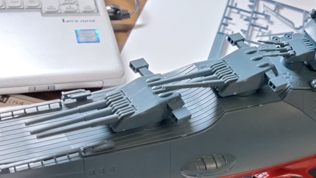 1/500 宇宙戦艦ヤマトを塗装して電飾作成する。バンダイ(BANDAI)その4、電飾基本キット導入編(Arduino Uno R4 Minima)の画像