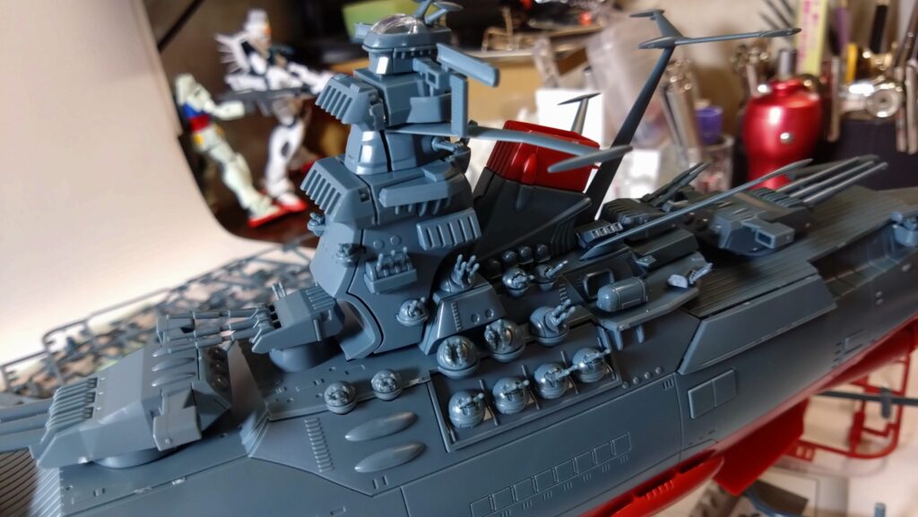 バンダイ(BANDAI)1/500 宇宙戦艦ヤマトを塗装して電飾作成する。その3砲塔配線プラン編の画像