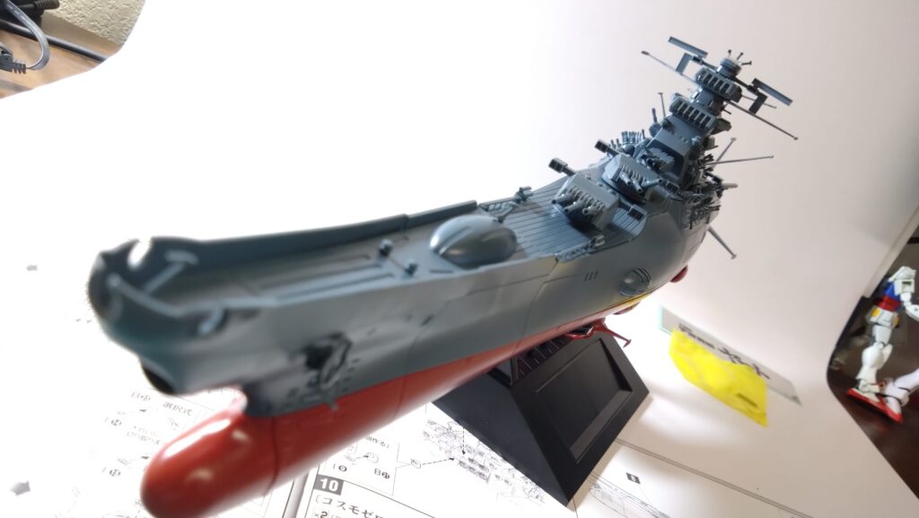 バンダイ(BANDAI)1/500 宇宙戦艦ヤマトを塗装して電飾作成する。その3砲塔配線プラン編の画像