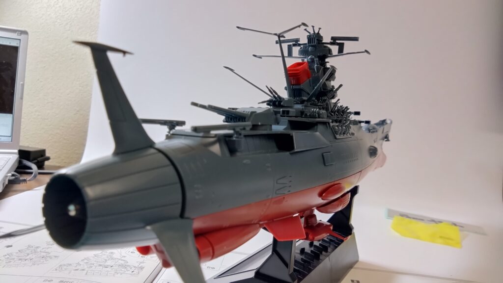 バンダイ(BANDAI)1/500 宇宙戦艦ヤマトを塗装して電飾作成する。その3砲塔配線プラン編の画像