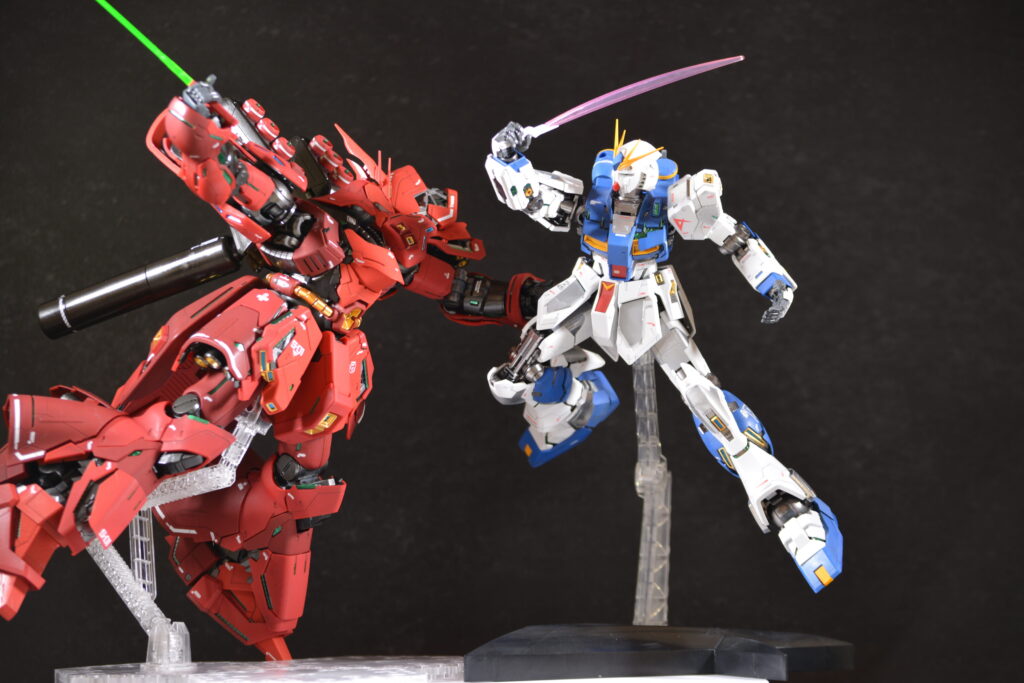 MGνガンダムVer.kaを塗装作成します。追加画像を発見したので【完成編其ノ弐】です。バンダイ（BANDAI）の画像