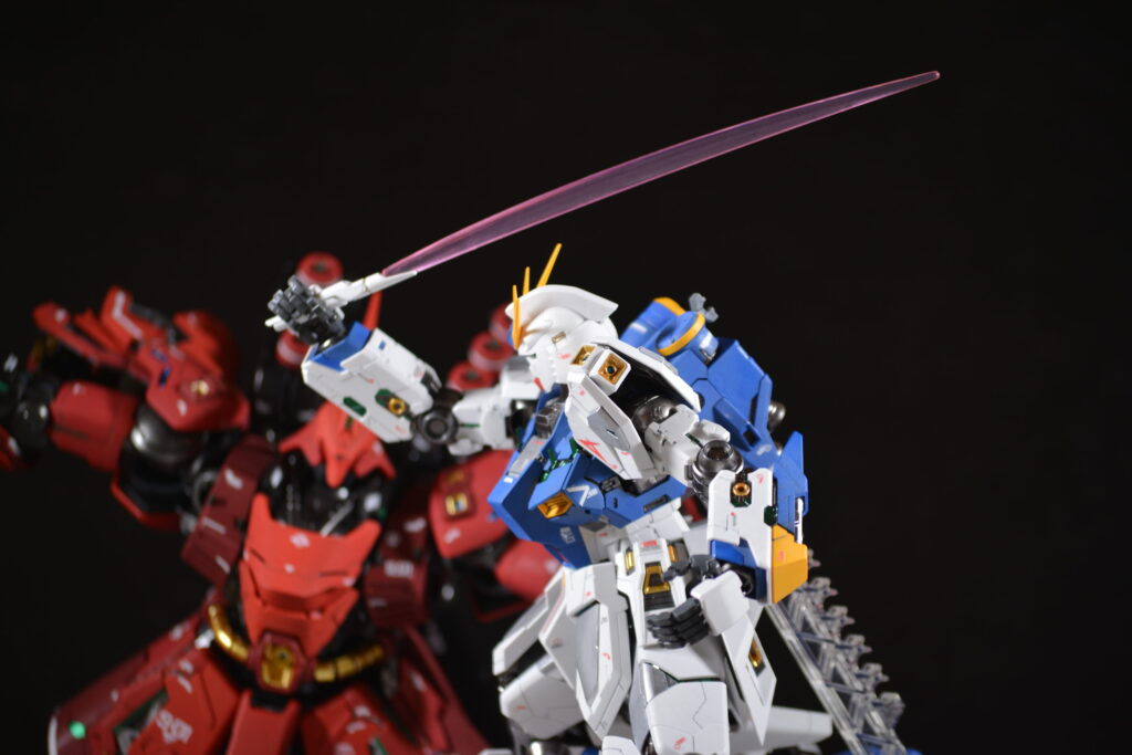 MGνガンダムVer.kaを塗装作成します。追加画像を発見したので【完成編其ノ弐】です。バンダイ（BANDAI）の画像