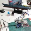 1/500 宇宙戦艦ヤマトを塗装して電飾作成する、その12。Arduinoキットを土台にセットしていきますの画像