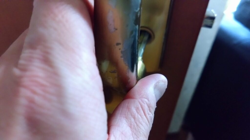 愛猫達が、扉を開けてしまいます。それ、ドアノブを縦に取り付ければ防げるかも!の画像