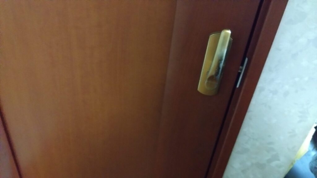 愛猫達が、扉を開けてしまいます。それ、ドアノブを縦に取り付ければ防げるかも!の画像