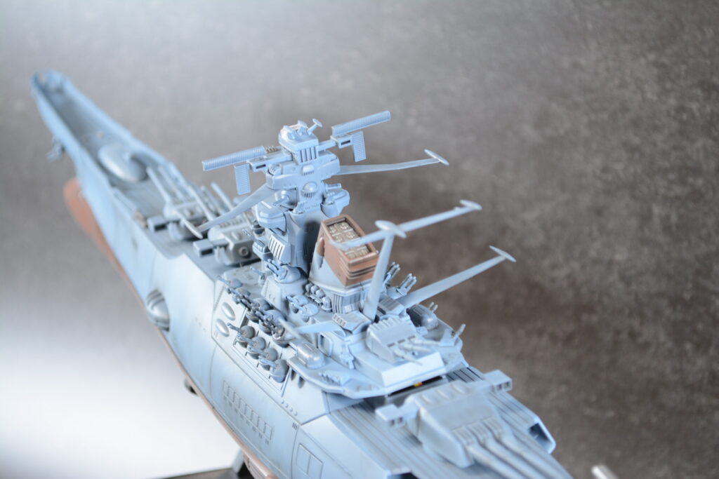 1/500 宇宙戦艦ヤマトを塗装して電飾作成する、その14。完成編ですの画像