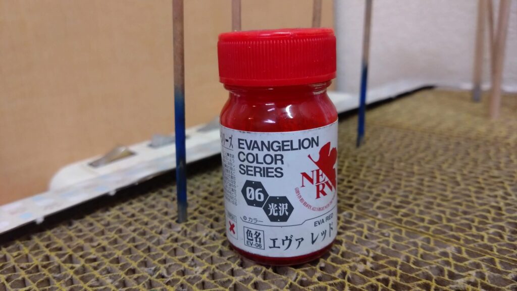 ウェーブ(WAVE)の1/24スケール スコープドッグ レッドショルダーカスタムを汚して完成させます。⑤ 次に武装などの装備品を塗装していきます。(装甲騎兵ボトムズ)の画像