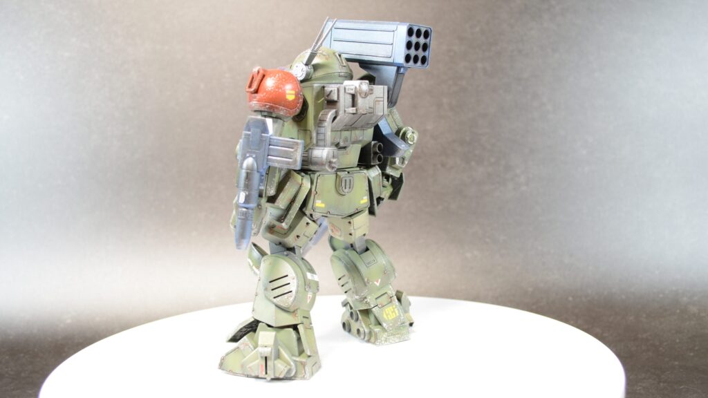 ウェーブ（WAVE）の1/24スケール スコープドッグ レッドショルダーカスタムを汚して完成させます。⑬　完成編その２武装編です。（装甲騎兵ボトムズ）の画像