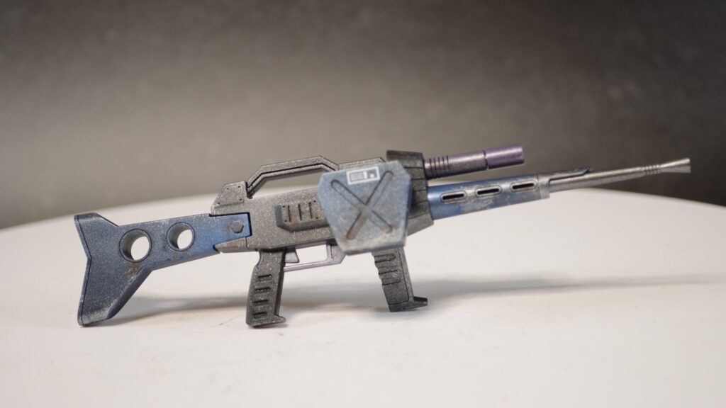 ウェーブ（WAVE）の1/24スケール スコープドッグ レッドショルダーカスタムを汚して完成させます。⑬　完成編その２武装編です。（装甲騎兵ボトムズ）の画像