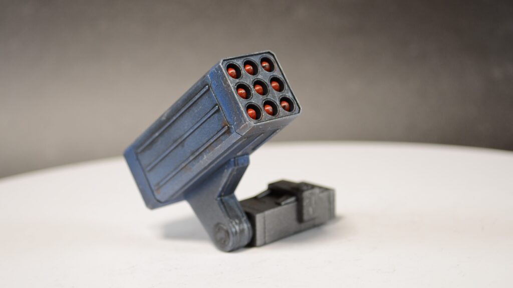 ウェーブ（WAVE）の1/24スケール スコープドッグ レッドショルダーカスタムを汚して完成させます。⑬　完成編その２武装編です。（装甲騎兵ボトムズ）の画像