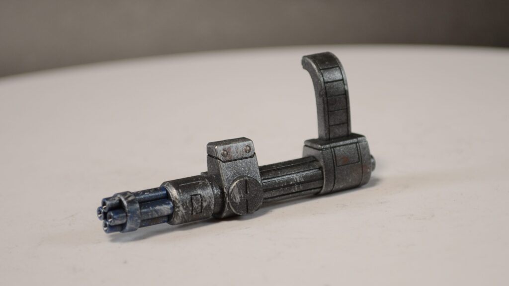 ウェーブ（WAVE）の1/24スケール スコープドッグ レッドショルダーカスタムを汚して完成させます。⑬　完成編その２武装編です。（装甲騎兵ボトムズ）の画像