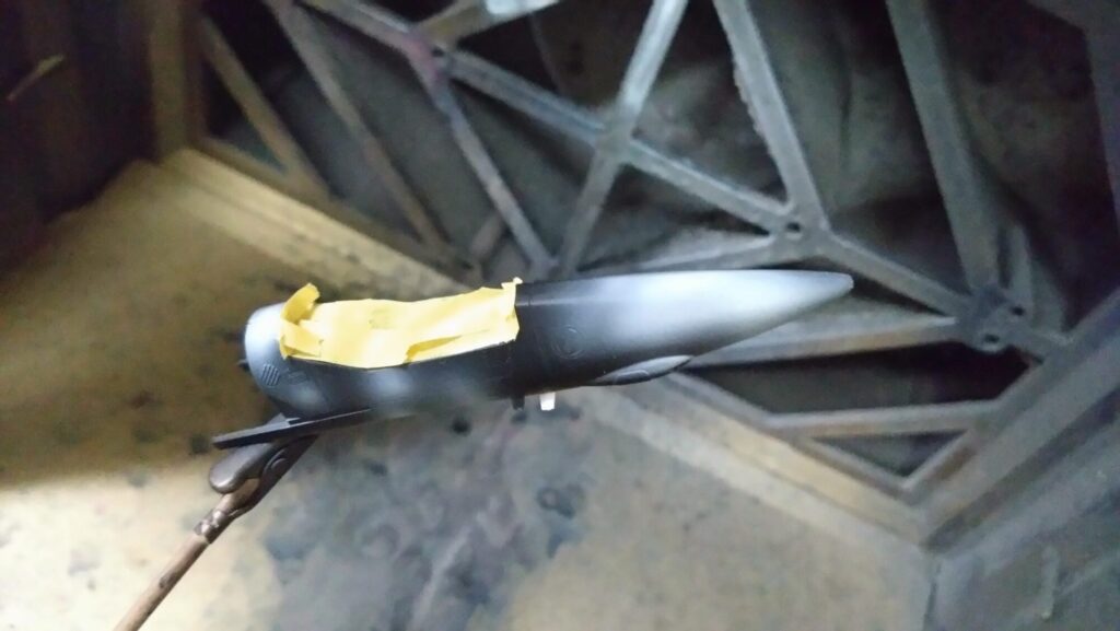 ハセガワ（Hasegawa）の1/72 VF-1 ストライクガウォークバルキリーを作成します。⑨エアブラシでグラデーション塗装、黒立ち上げ塗装を楽しむ。その２の画像