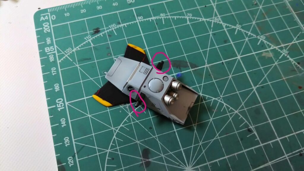 ハセガワ（Hasegawa）の1/72 VF-1 ストライクガウォークバルキリー、今回の最終組み立てで完成ですの画像