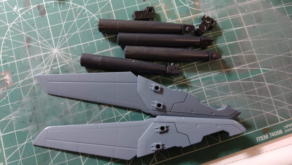 中古組み立て済みのMGゼータプラスA1+C1を分解して合成します。中古MGガンプラを再構築しながら改造する準備をするの画像