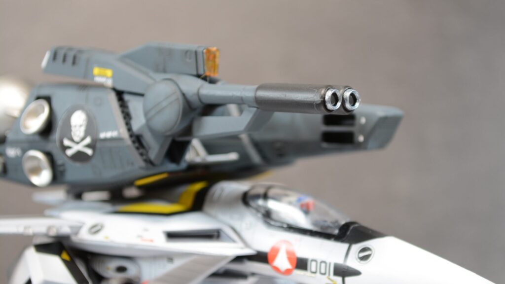 ハセガワ（Hasegawa）の1/72 VF-1 ストライクガウォークバルキリーを作成します。⑭完成編、ガウォークとファイターを並べてギャラリーしますの画像