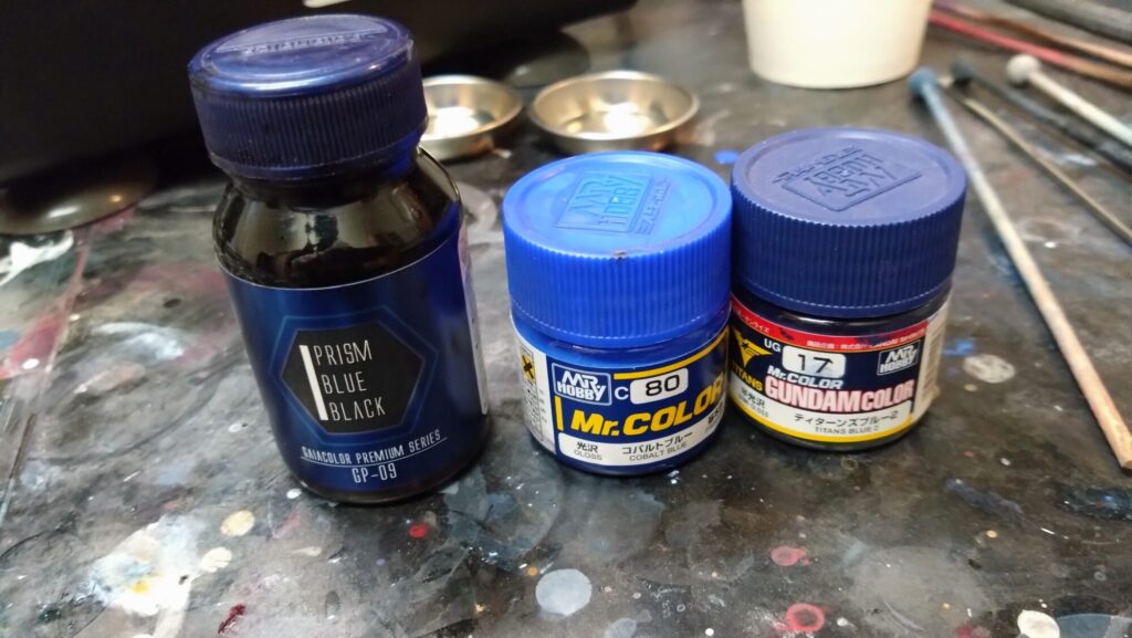 MG 1/100 ナラティブガンダム C装備 Ver.Kaを塗装作成します。⑧サイコフレームをギラっと塗装したいので下地にシルバーを塗る。（機動戦士ガンダムNT）の画像