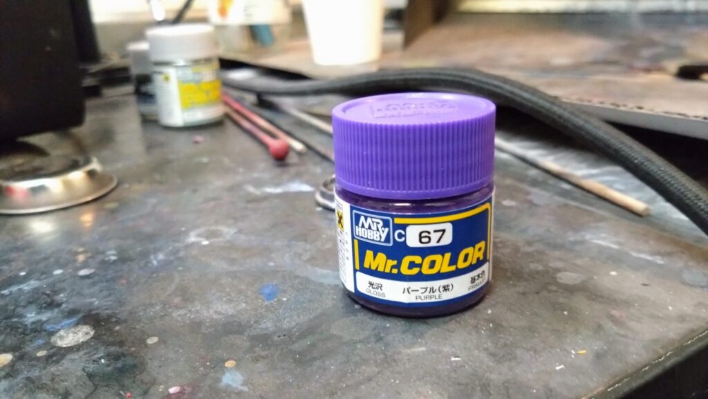 MG 1/100 ナラティブガンダム C装備 Ver.Kaを塗装作成します。⑧サイコフレームをギラっと塗装したいので下地にシルバーを塗る。（機動戦士ガンダムNT）の画像