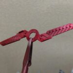 MG 1/100 ナラティブガンダム C装備 Ver.Kaを塗装作成します。⑧サイコフレームをギラっと塗装したいので下地にシルバーを塗る。（機動戦士ガンダムNT）の画像