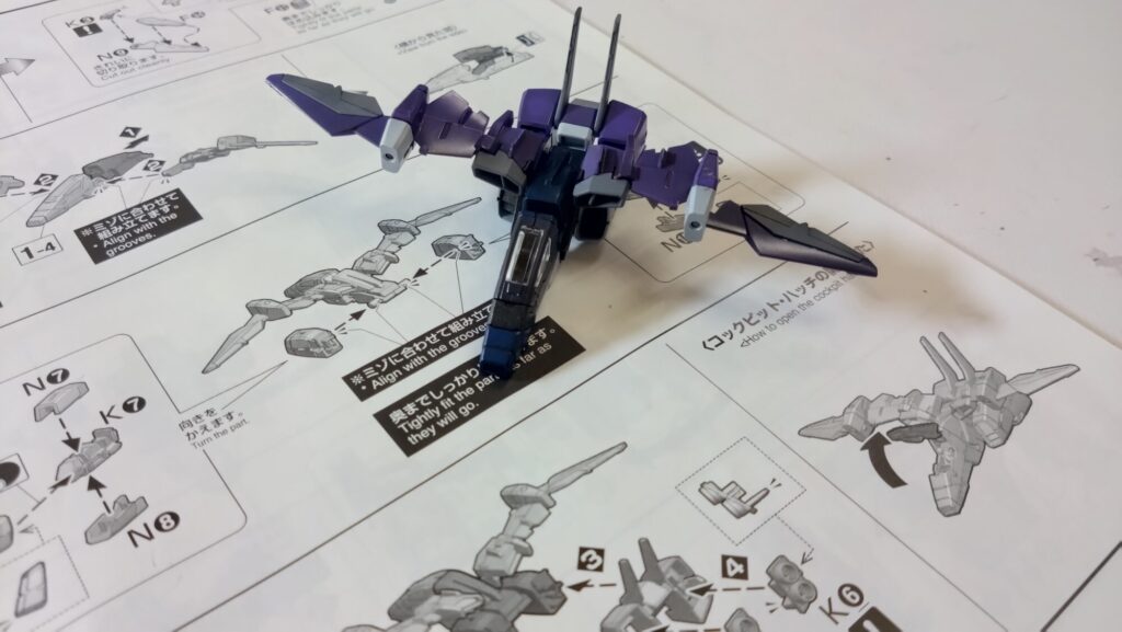 MG 1/100 ナラティブガンダム C装備 Ver.Kaを塗装作成します。⑩水転写式デカール貼り付けは、組み立ての前後どちらにしてますか？（機動戦士ガンダムNT）の画像