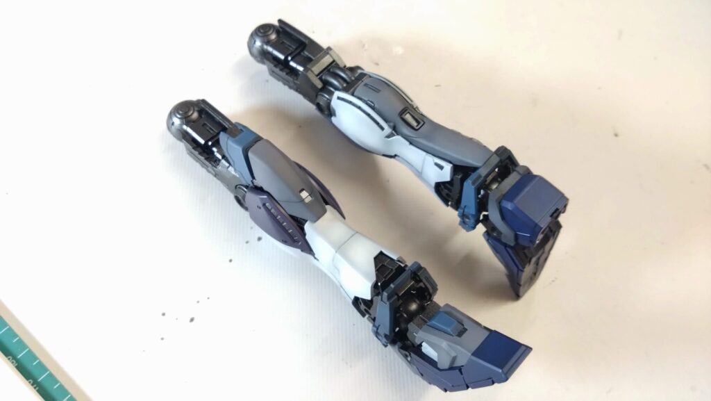 MG 1/100 ナラティブガンダム C装備 Ver.Kaを塗装作成します。⑩水転写式デカール貼り付けは、組み立ての前後どちらにしてますか？（機動戦士ガンダムNT）の画像